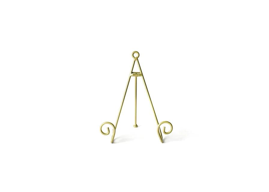 Happy Everything Gold Medium Swirl Plate Stand