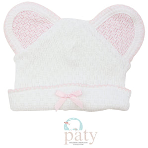 Paty Bear Cap With Bow