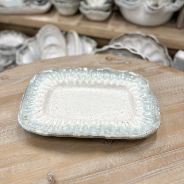 Etta B Crimped Edge Rectangle Platter