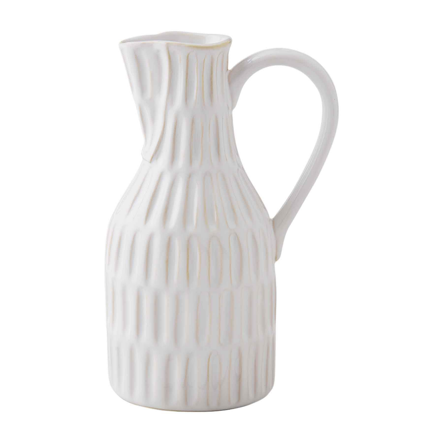 Large Stoneware Jug Bud Vase