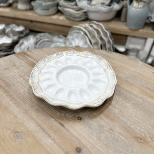 Etta B Handcrafted Egg Platter