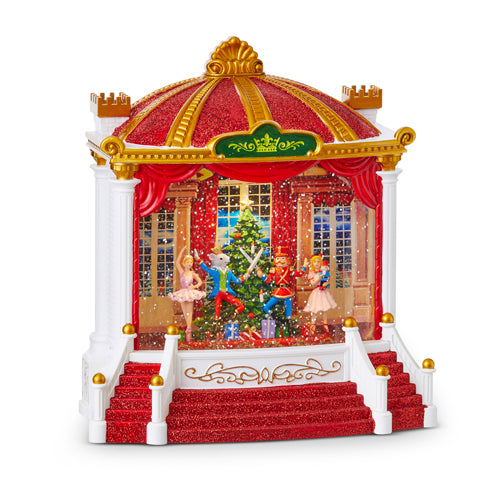 Lighted Holiday Nutcracker Water Globe