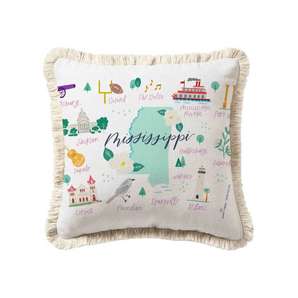 Square Mississippi Pillow