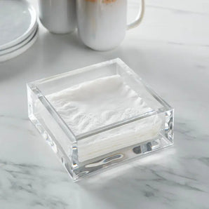 Deluxe Acrylic 6x6 Cocktail Napkin Holder