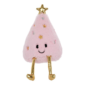 Mini Sparkly Pink Tree Plush