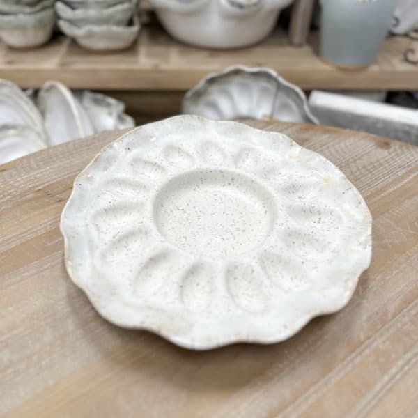 Etta B Handcrafted Egg Platter