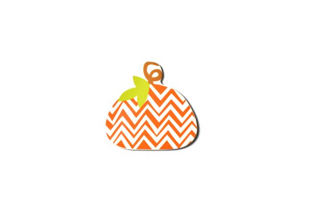 Happy Everything Big Chevron Pumpkin Attachment