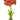 Large Red Orange Amaryllis Acrylic Flower