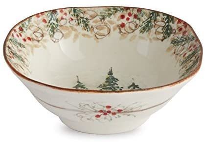 Arte Italica Natale Pasta/Cereal Bowl