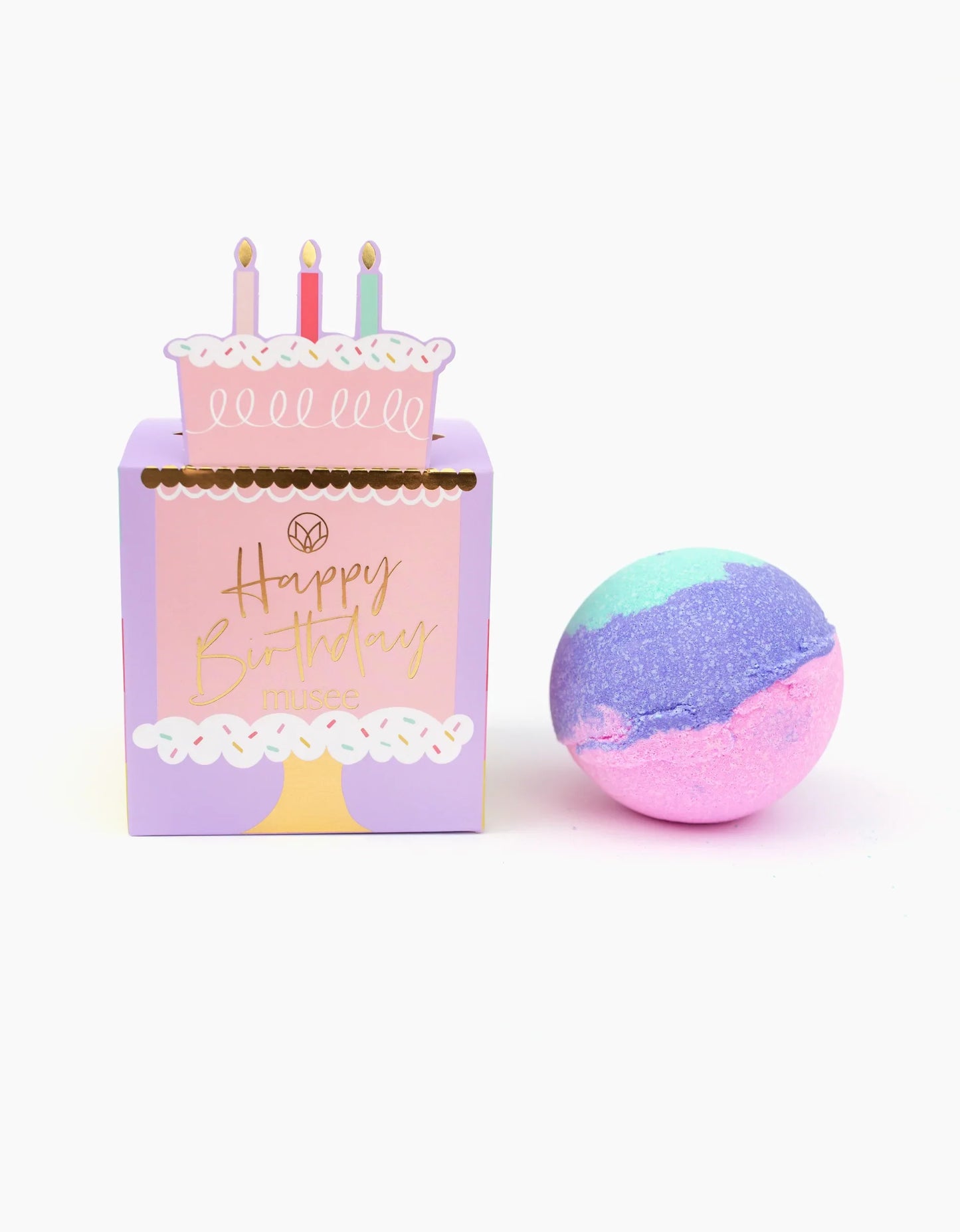 Musee Birthday Cake Boxed Bath Balm
