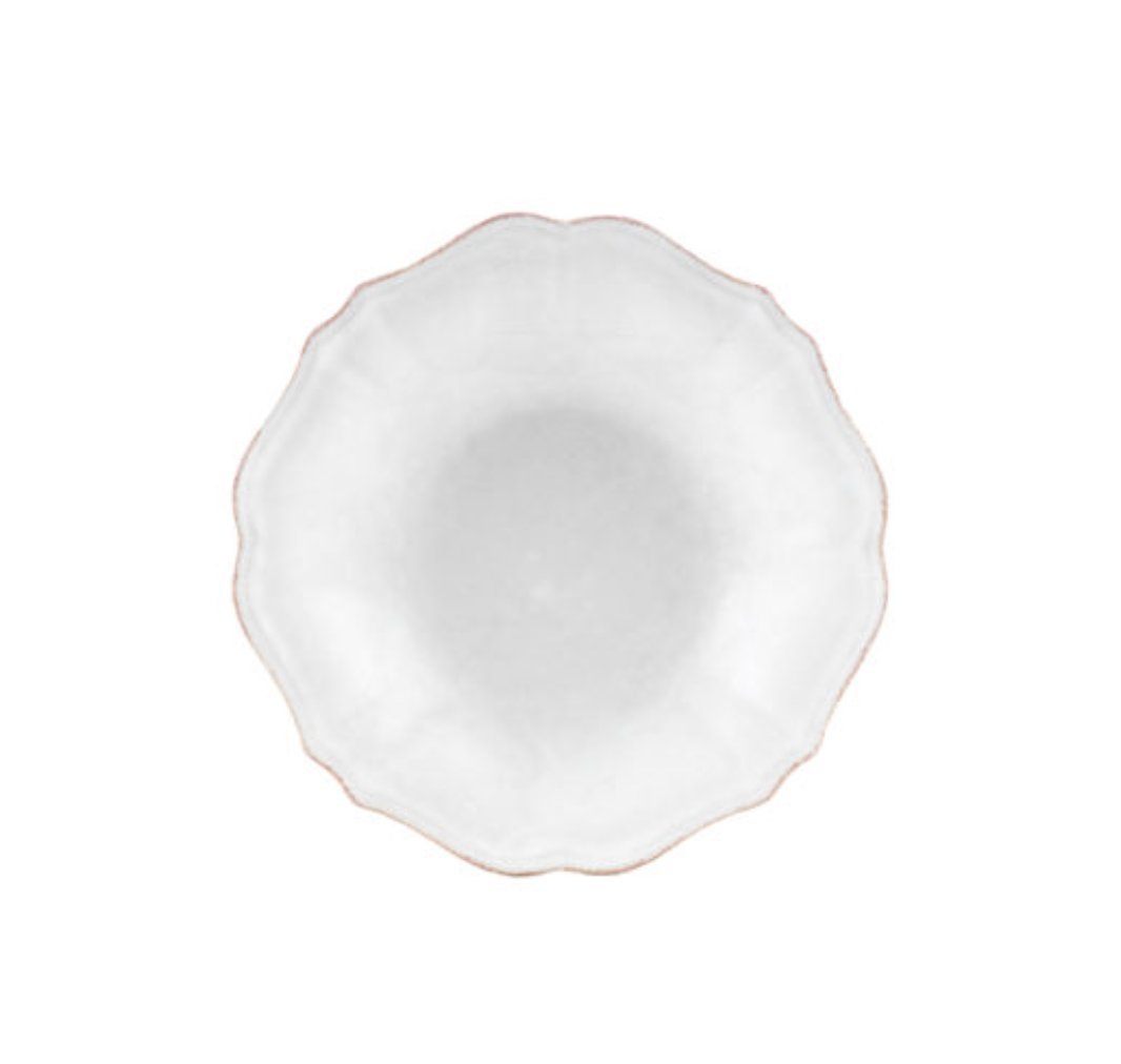 Casafina Impressions White/Gold Pasta Bowl