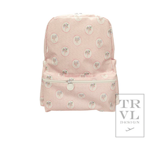 Floral Medallion Pink Backpack