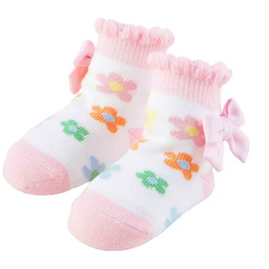 Pink Daisy Sock