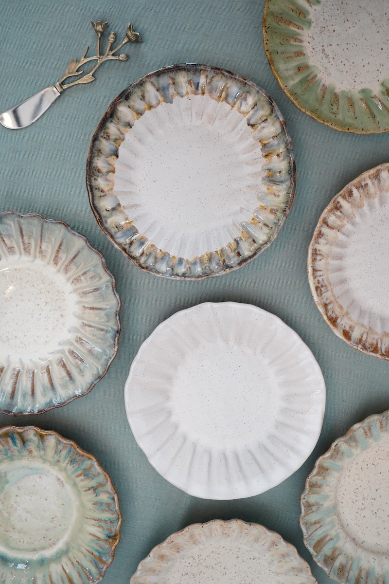 Etta B Crimped Salad Plate