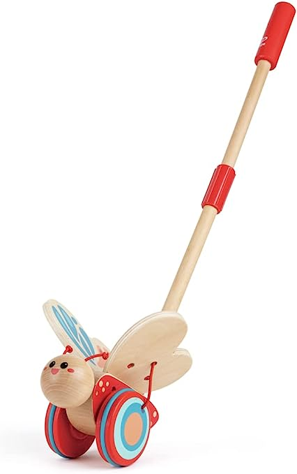 Butterfly Wooden Push and Pull Walking Toy