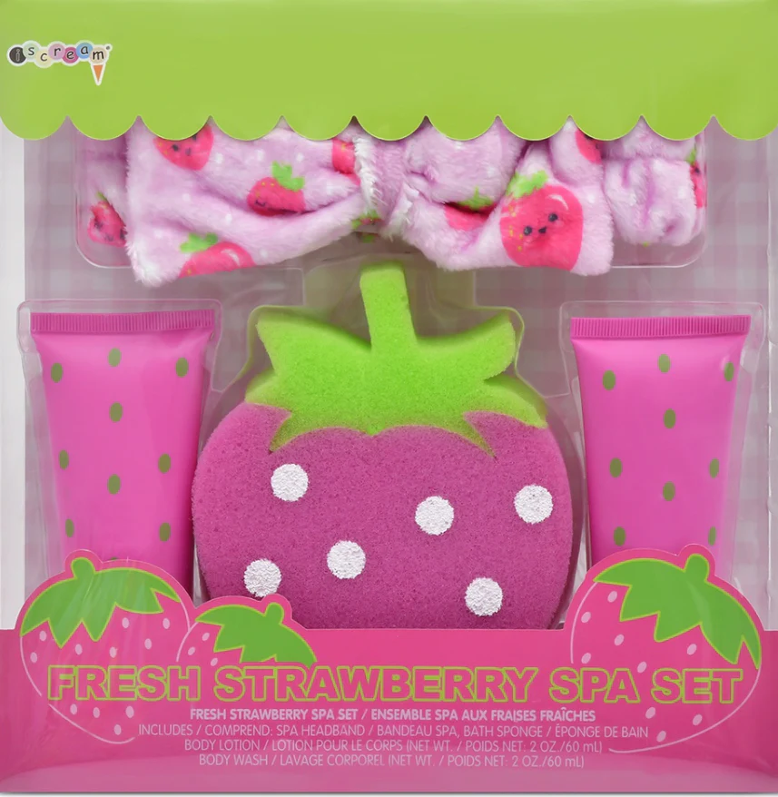 Fresh Strawberry Spa Set