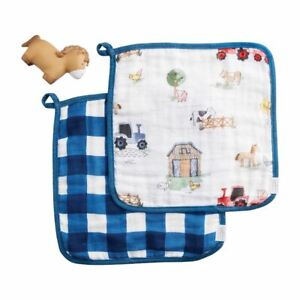Horse Washcloth and Toy Set