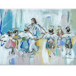 Chelsea McShane Dancing With Jesus 10x8 Canvas