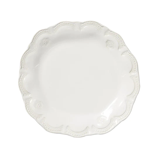 Vietri Incanto Stone White Lace Dinner