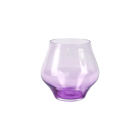Vietri Contessa Stemless Wine Glass