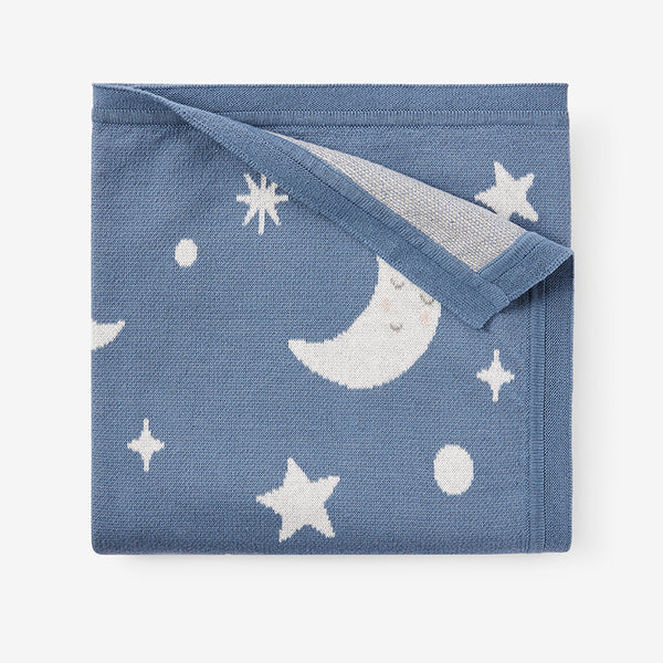 Celestial Slate Knit Blanket
