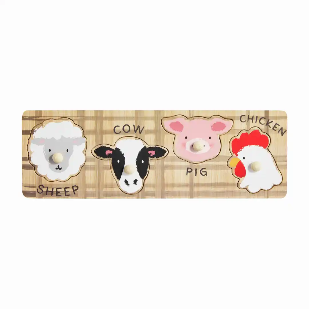 Mudpie Wood Knob Puzzle