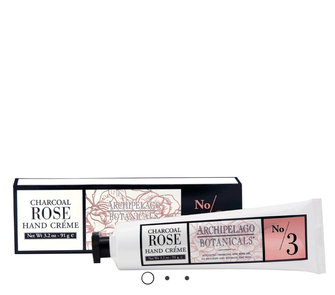 Archipelago Charcoal Rose Hand Creme