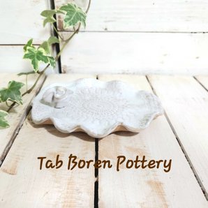 Tab Boren Rose and Wedding Lace Plate