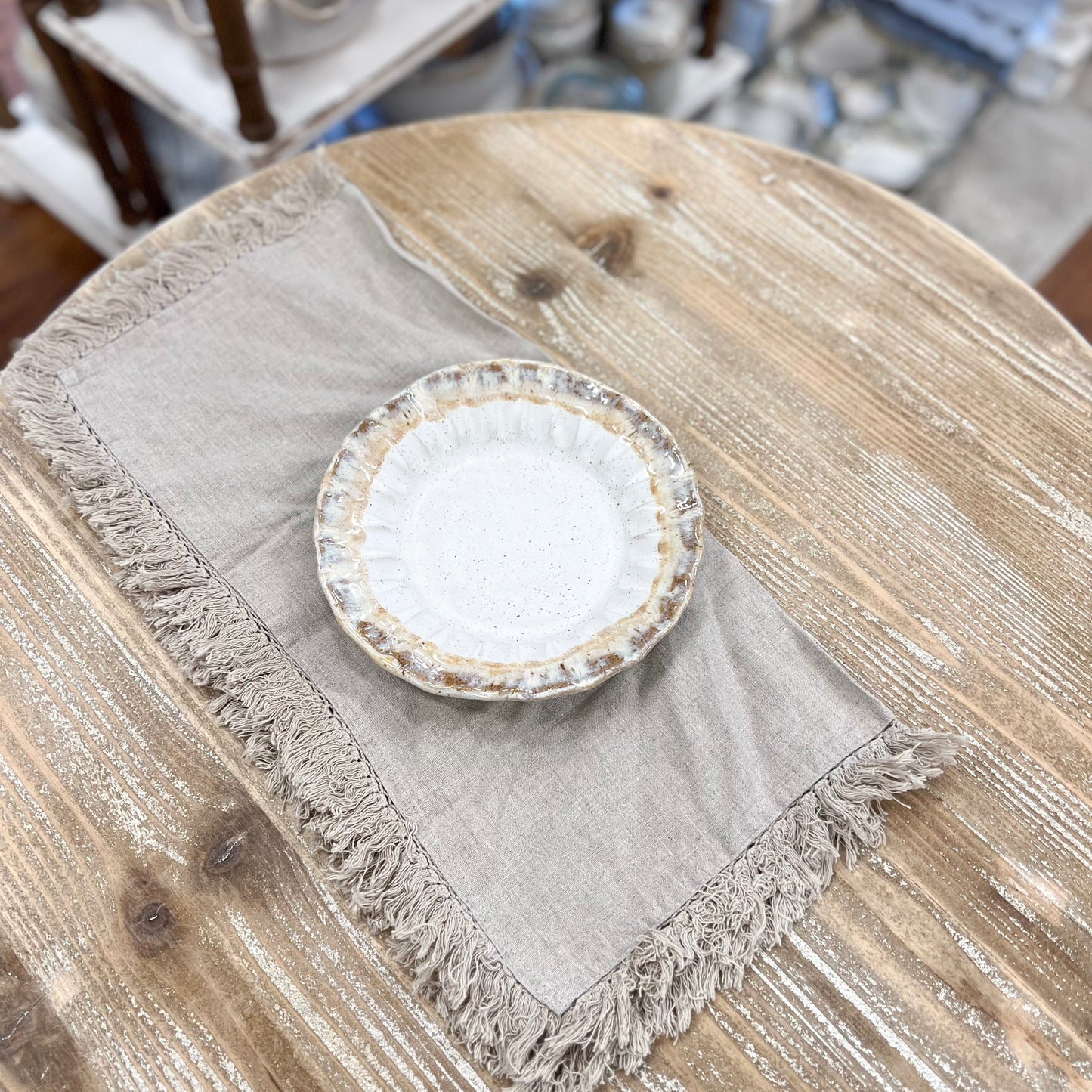 Etta B Crimped Salad Plate