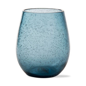 Bubble Glass Stemless Midnight Blue