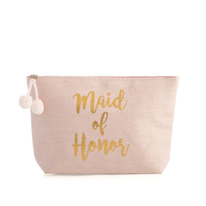 Maid of Honor Blush Zip Pouch