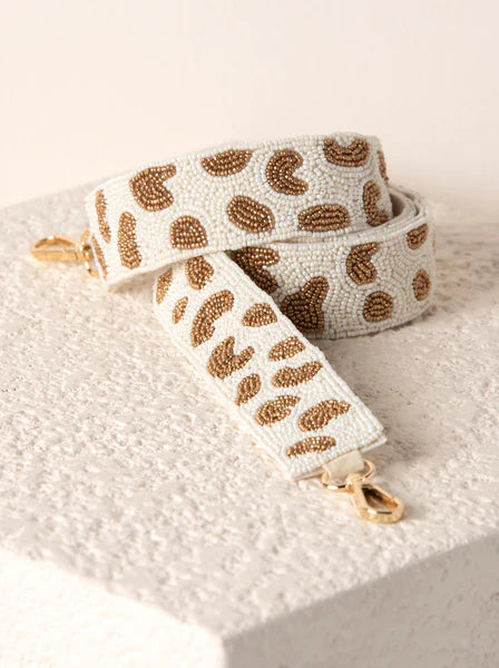 Animal Pattern Beaded Bag Strap - Thumbnail 3