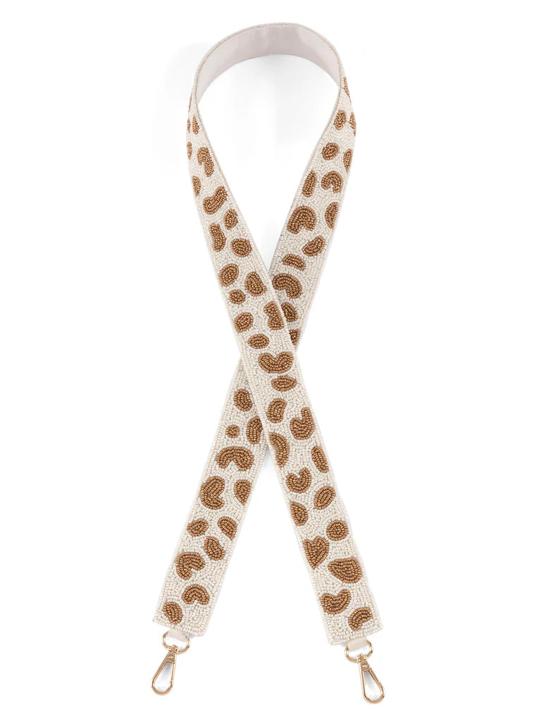 Animal Pattern Beaded Bag Strap