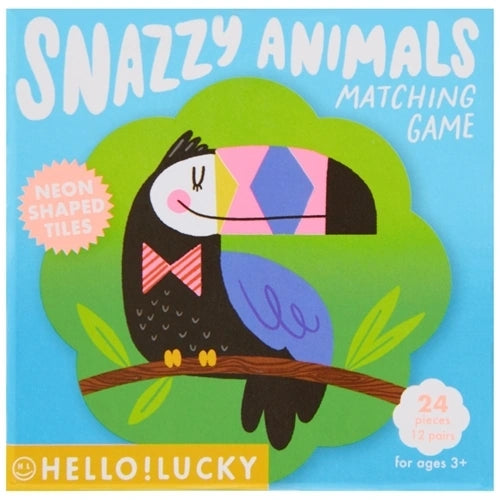 Snazzy Animals Memory Match