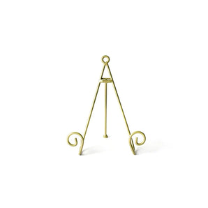 Happy Everything Gold Medium Swirl Plate Stand
