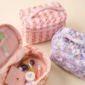 Glam & Go Quilted Cosmetic Bag