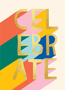 Celebrate Bold Lettering