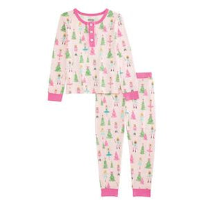 Pink Nutcracker Kid Pajama Set