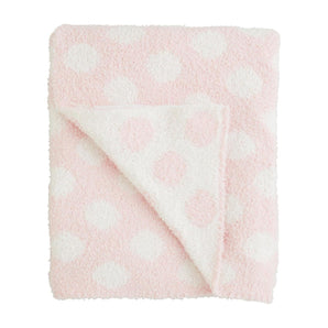 Polka Dot Chenille Blanket