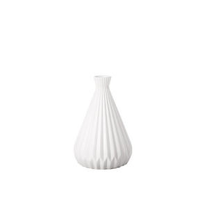 White Trumpet Vase