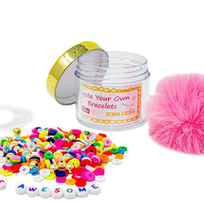 DIY Disk Bead Message Bracelet