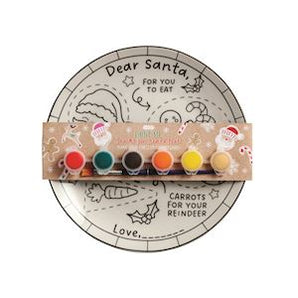 Paint Me Snacks of Santa Plate