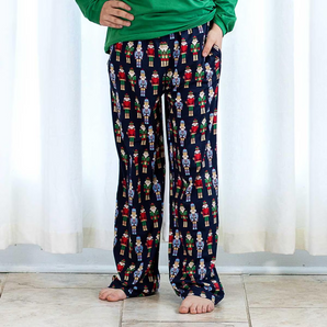 Youth Navy Nutcracker Pajama Set