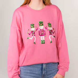 Nutcracker Cutie Sequin Sweatshirt