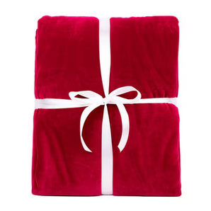 Classic Dark Red Harbin Throw