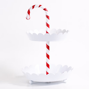 Candy Cane Tiered Server