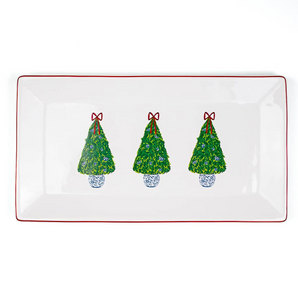 Grand Christmas Tree Rectangle Platter