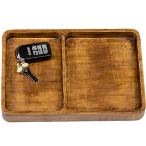 Natural Wood Valet Tray