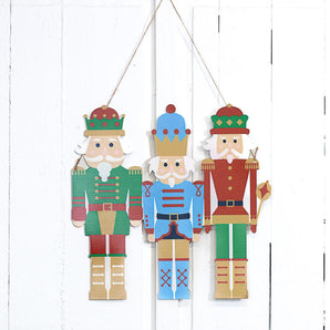 Trio Nutcracker Door Hanger