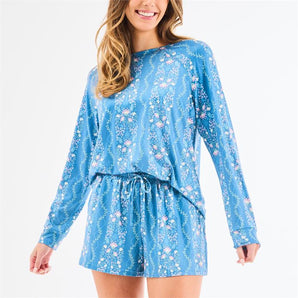 Annie Ivy Lane Blue Short Set
